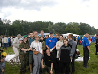 po pokazie HGR-u (w tle pociêty samochód)